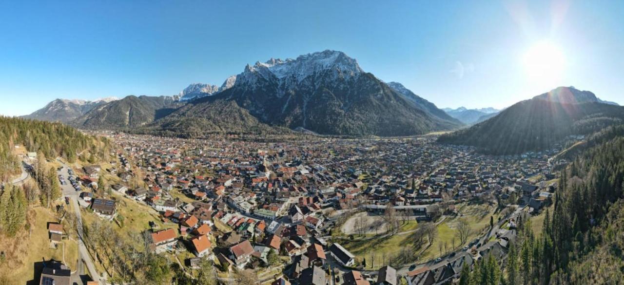 Ferienwohnung Bergkristall Mittenwald Dış mekan fotoğraf