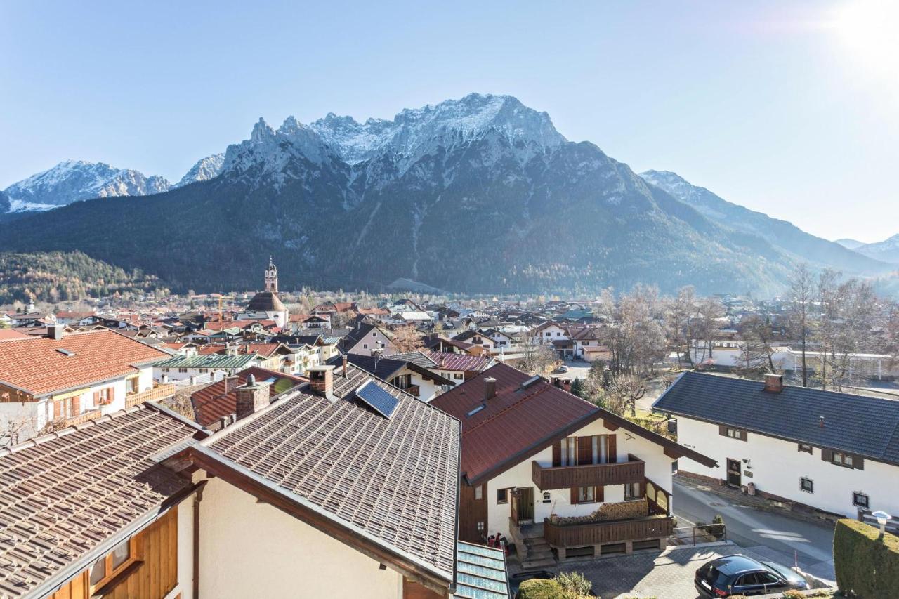 Ferienwohnung Bergkristall Mittenwald Dış mekan fotoğraf