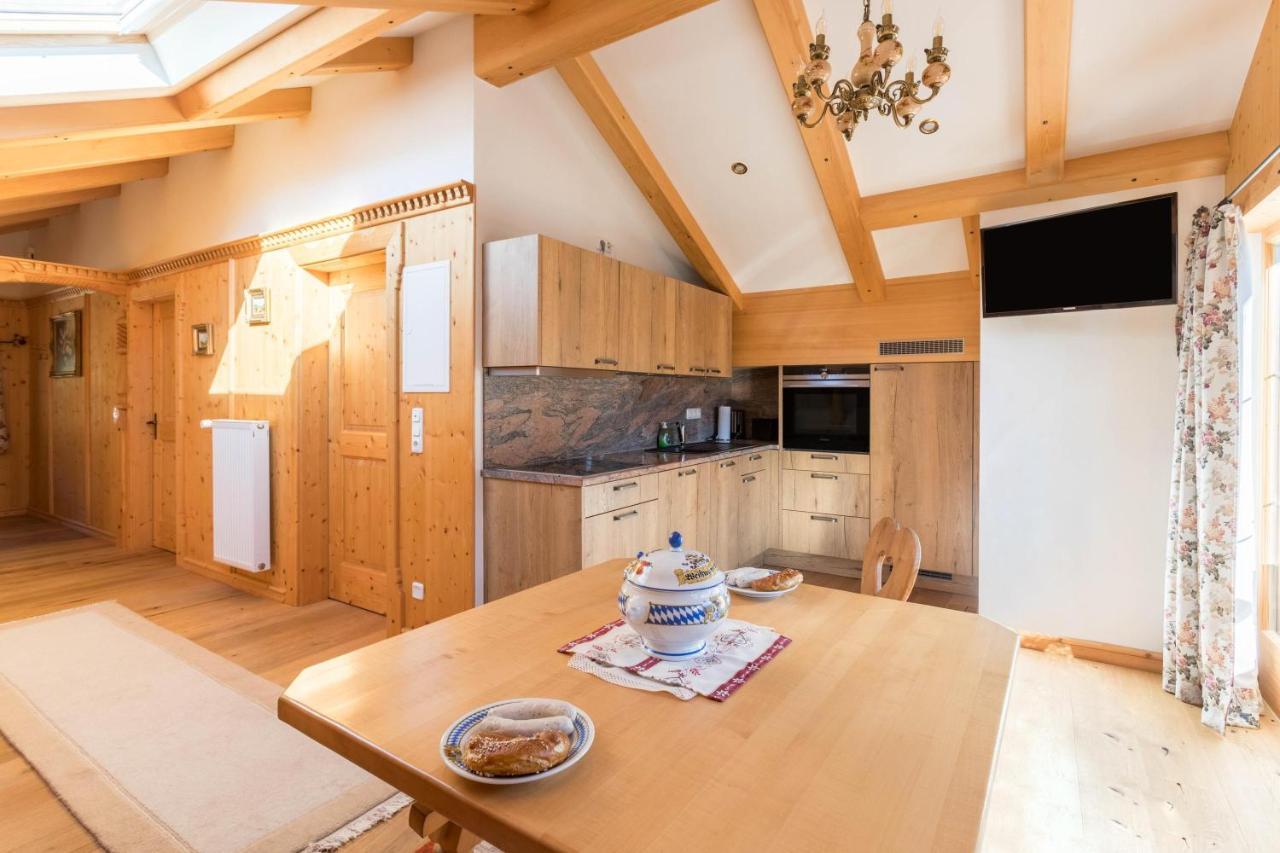 Ferienwohnung Bergkristall Mittenwald Dış mekan fotoğraf
