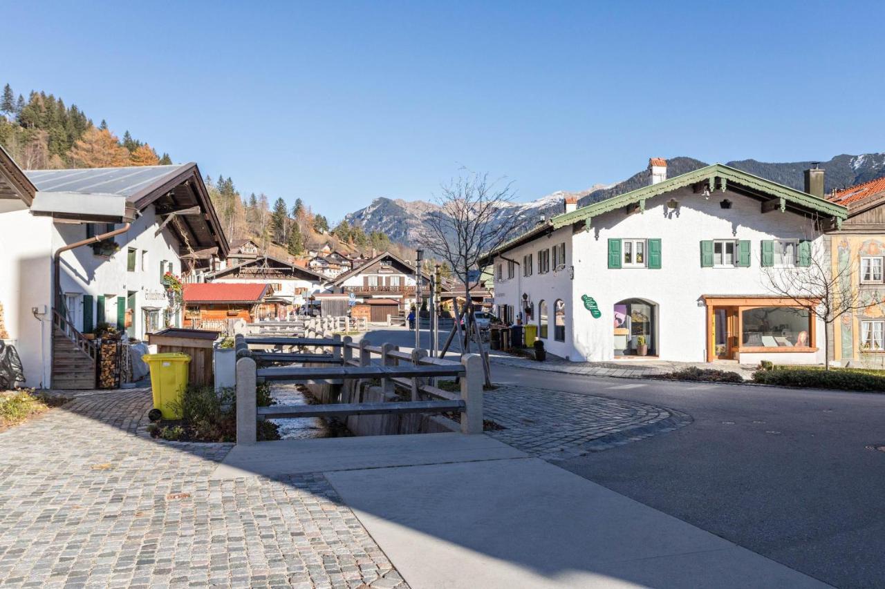 Ferienwohnung Bergkristall Mittenwald Dış mekan fotoğraf