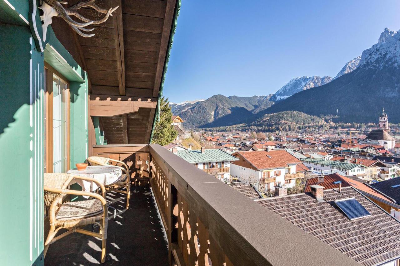 Ferienwohnung Bergkristall Mittenwald Dış mekan fotoğraf