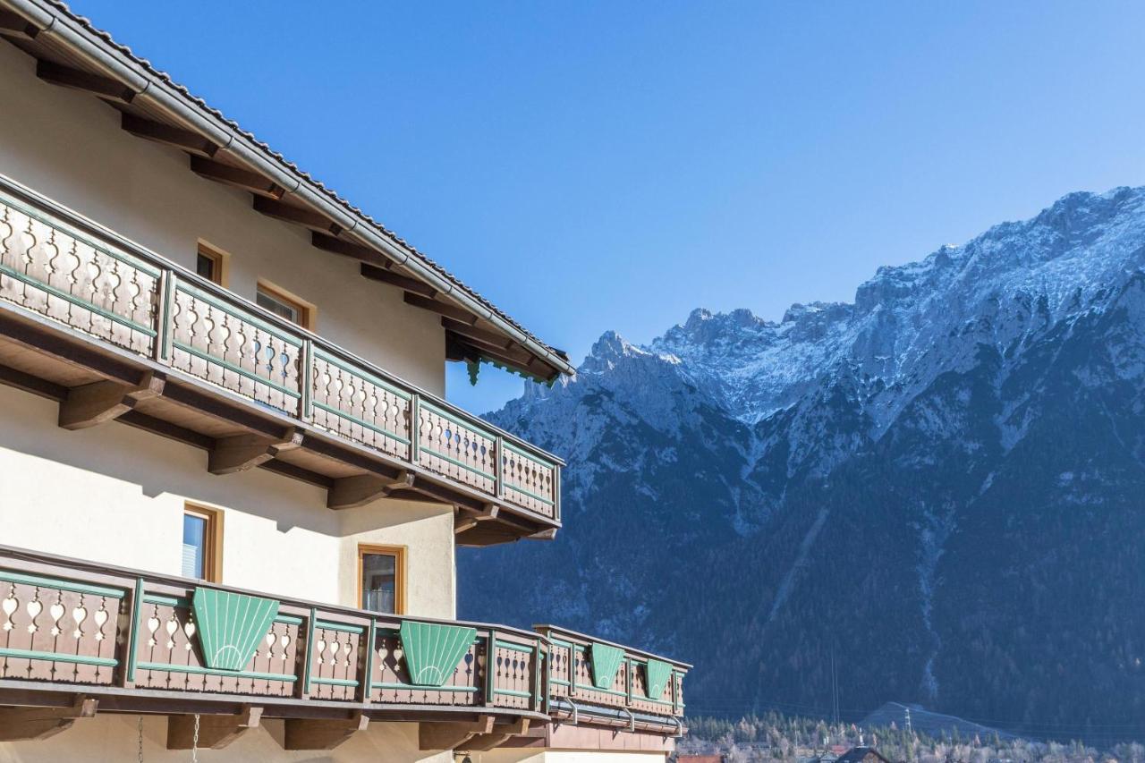 Ferienwohnung Bergkristall Mittenwald Dış mekan fotoğraf