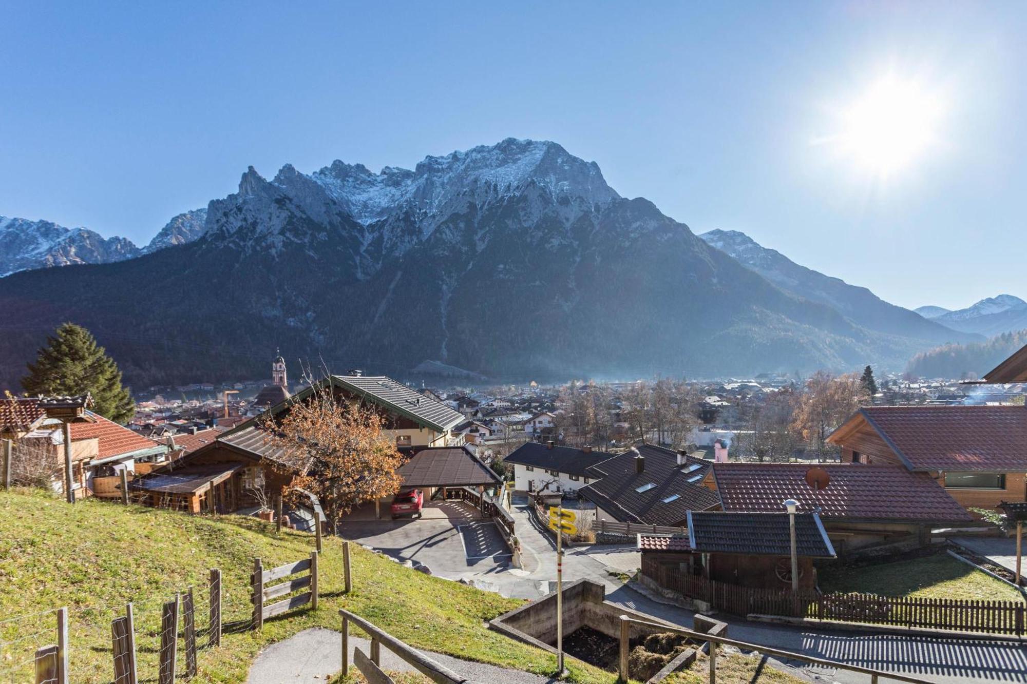 Ferienwohnung Bergkristall Mittenwald Dış mekan fotoğraf
